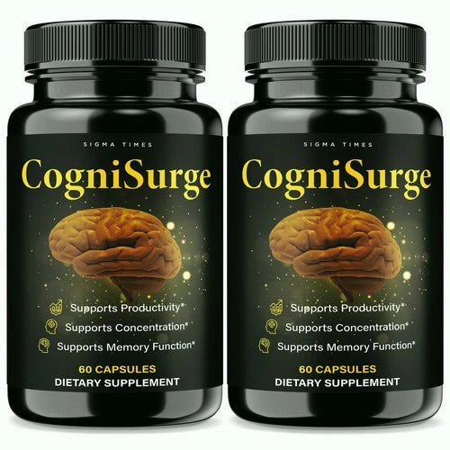 (2 Pack) CogniSurge Capsules - Cogni Surge Brain Supplement for Memory and Focus