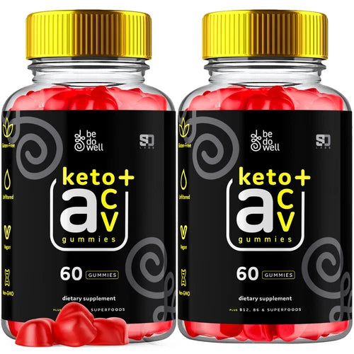 (2 Pack) Be Do Well Keto ACV, Be Do Well Keto Gummies Weight Loss (120 Gummies)
