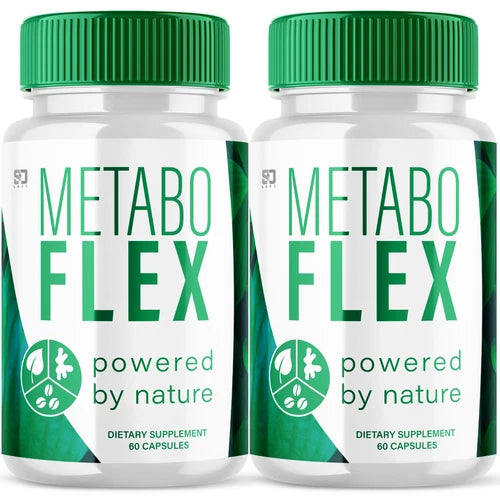 (2 Pack) MetaboFlex, Metabo Flex Weight Loss & Fat Burn Capsules (120 Capsules)