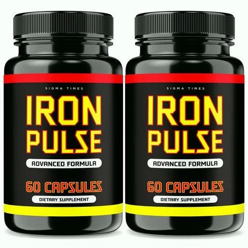 (2 Pack) Iron Pulse - Iron Pulse for Men, Male Performance Support