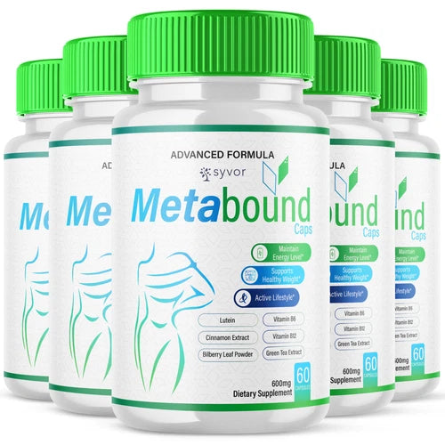 (5 Pack) Metabound Advanced Formula Natural Energy & Fitness Vitamin 300 Capsule