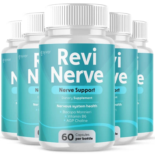 (5 Pack) Revi Nerve Nootropic All Natural Super Nerve Supplement 300 Capsules