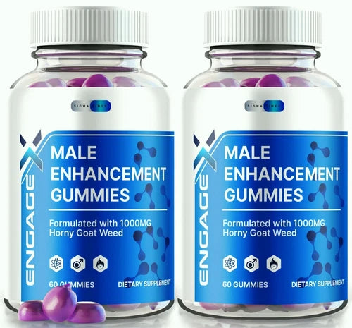 (2 Pack) Engage X Male Health Gummies to Boost Stamina and Endurance