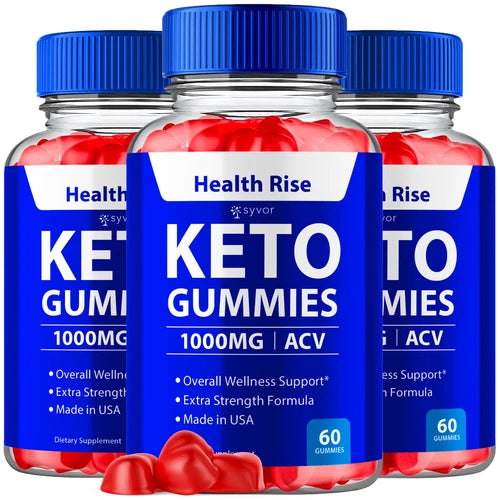 (3 Pack) Health Rise Keto ACV Gummys 1000MG Advanced Formula Vitamin 180 Gummies