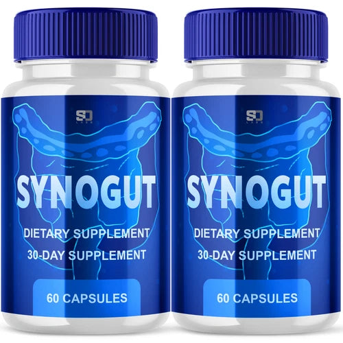 (2 Pack) Synogut Probiotic Gut Health Formula, Enhance Digestive Function 120ct