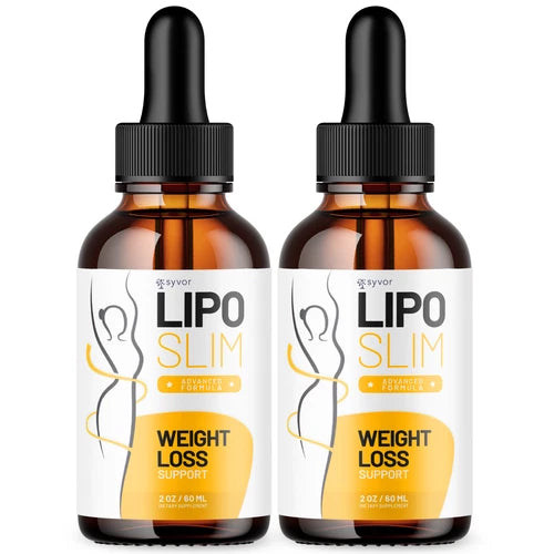 (2 Pack) Lipo Slim Drops Advanced Formula Health & Fitness Supplement 60 Servs