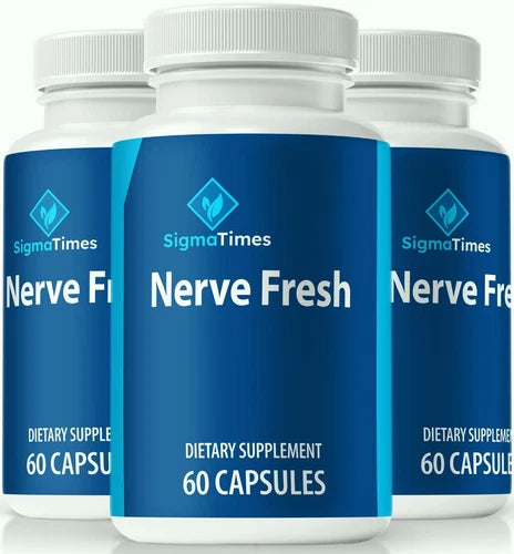(3 Pack) Nerve Fresh Advanced Cognitive Pills for Nerve Health & Function