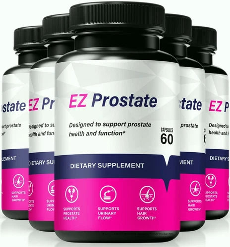 (5 Pack) EZ Prostate Capsules, Pills to Aid Prostate Health & Urinary Functions