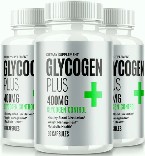 (3 Pack) Glycogen Plus Capsules, GlycogenPlus Supports Blood Pressure & Sugar