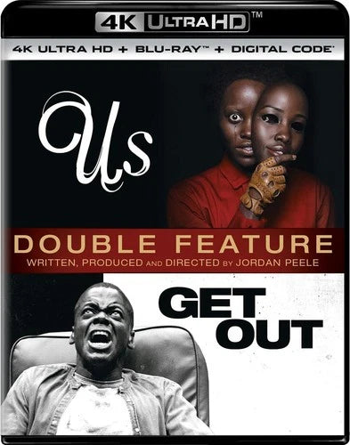 Us / Get Out Double Feature 4K UHD Blu-ray Caleb Landry Jones NEW
