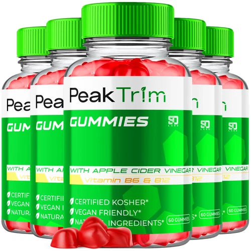 PeakTrim ACV Gummies - Boost Energy and Support Weight Management (5 Pack)