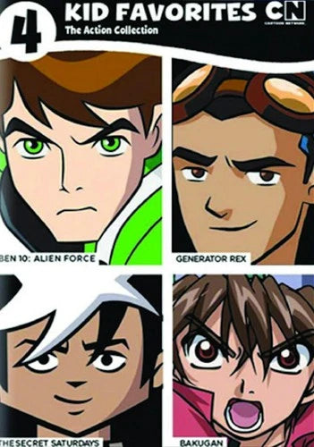 4 Kid Favorites Cartoon Network The Action Collection DVD