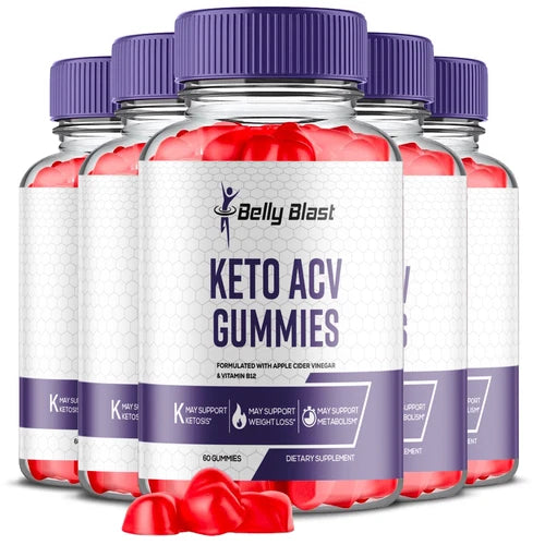 (5 Pack) Belly Blast Keto ACV Gummies, Belly Blaster Keto Gummies (300 Gummies)
