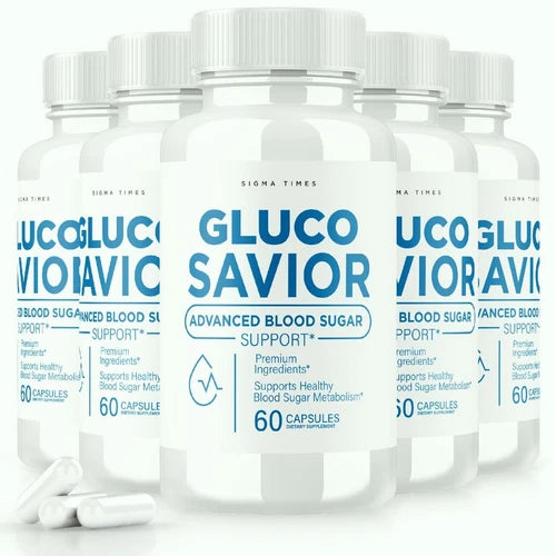 (5 Pack) Gluco Savior Capsules for Blood Sugar Support, Advanced Formula