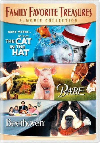 Dr Seuss The Cat in the Hat / Babe / Beethoven DVD Christopher Castile