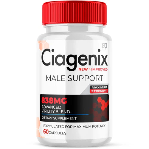 (1 Pack) Ciagenix Male Pills Maximize Energy, Vitality & Stamina 60 Capsules
