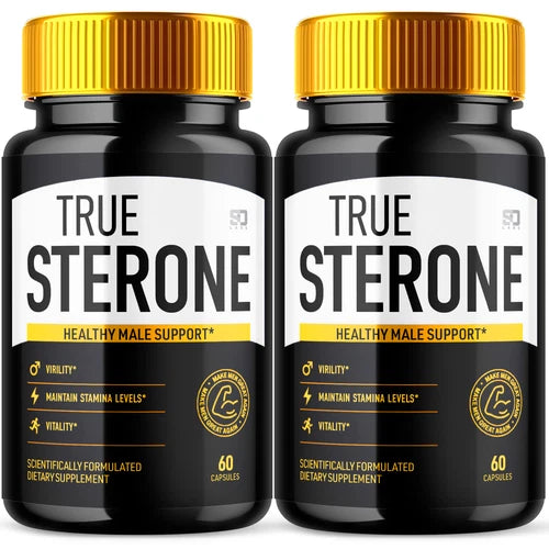 True Sterone Male Pills - Enhances stamina and supports vitality (2 Pack)