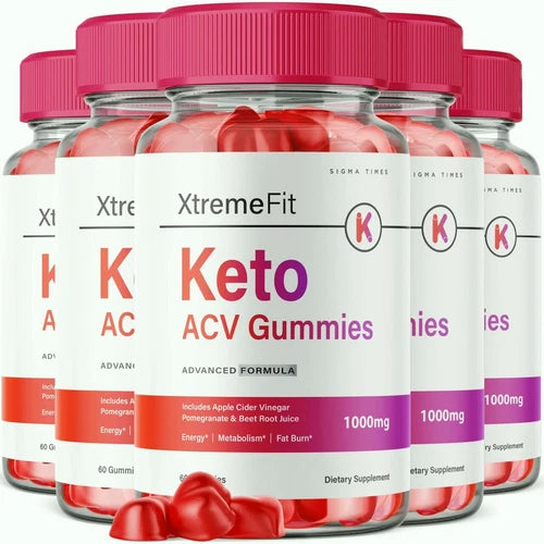 (5 Pack) XtremeFit Keto ACV Gummies, XtremeFit Keto Gummies for Weight Loss