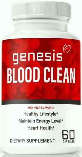 Genesis Blood Clean Capsules to Support Blood Sugar & Pressure 60ct