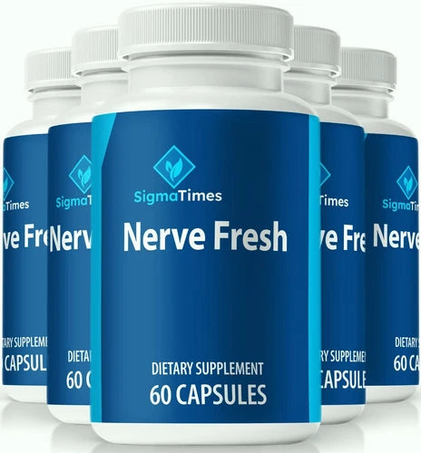 (5 Pack) Nerve Fresh Advanced Cognitive Pills for Nerve Health & Function