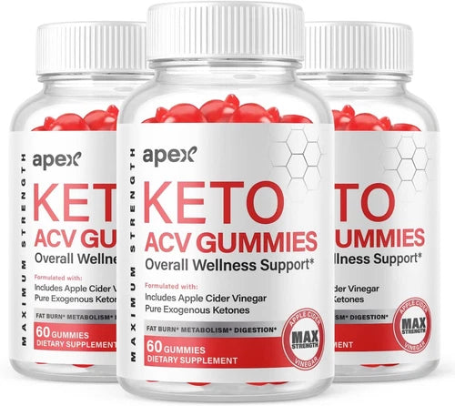 Apex Keto Gummies - Apex Keto ACV Gummys For Weight Loss ORIGINAL - 3 Pack