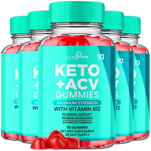 (5 Pack) Keto Pure ACV Gummies - Supports Weight Management & Healthy Body