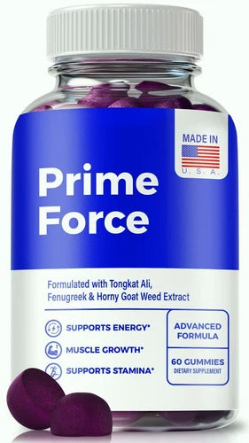 Prime Force Advanced Male ed Gummies, PrimeForce Energy & Vitality Gummy 60ct