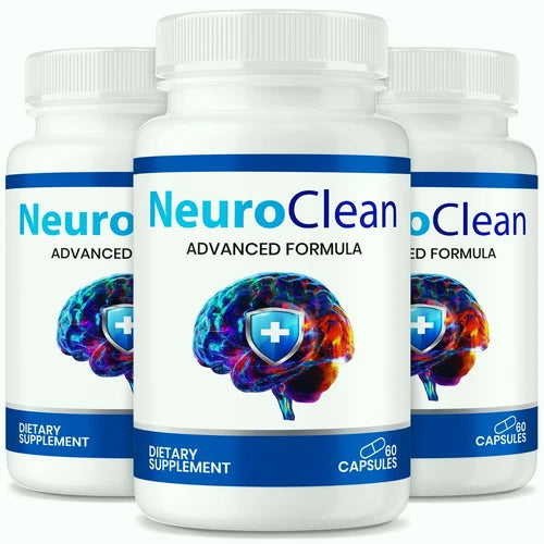 (3pk) NeuroClean Capsules - Brain Support Formula for Optimal Cognitive Function