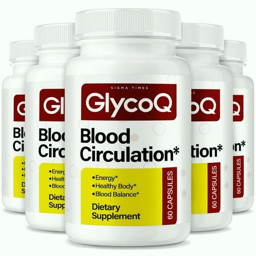 (5 Pack) GlycoQ Blood Support, Premium Glyco Q Glycogen Control for Daily Health