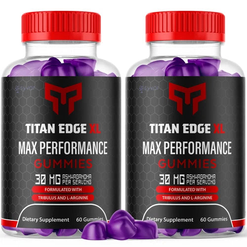 Titan Edge XL Gummies For Men, Advanced Performance Supplement 120 Gummies