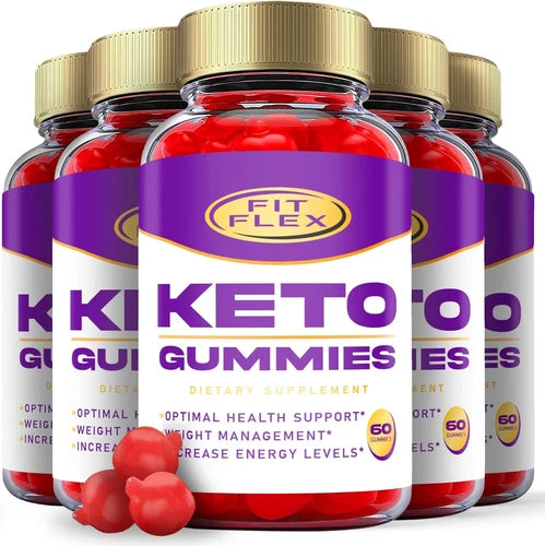 Fit Flex Keto Gummies - Fit Flex ACV Keto Gummys Weight Loss ORIGINAL - 5 Pack