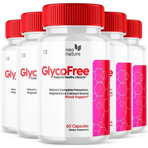 Glycofree Glycogen Blood Vessel Cleaner - Promotes Healthy Vessels (5 Pack)