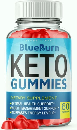 Blue Burn ACV Keto Weight Loss Gummies for Energy and Losing Belly Fat 60ct