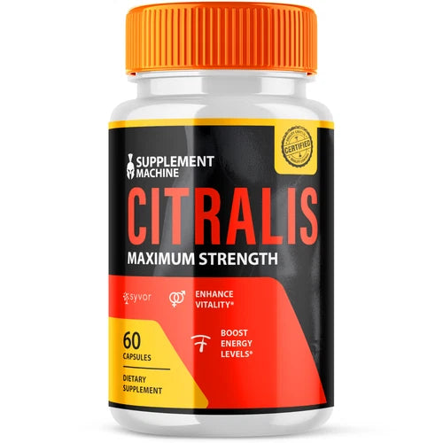Citralis For Men Maximum Strength Pills Advanced Formula Supplement 60 Capsules