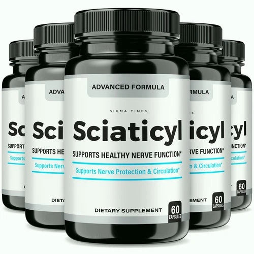 (5 Pack) Sciaticyl Capsules - Advanced Nerve Health Support Formula