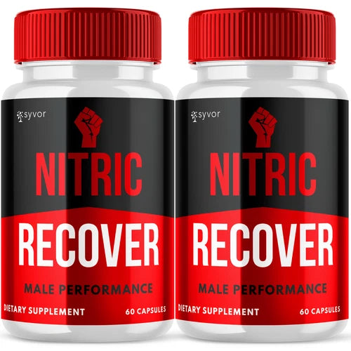 Nitric Recover Support Vitamin Maximum Strength Supplement for Men 120 Capsules