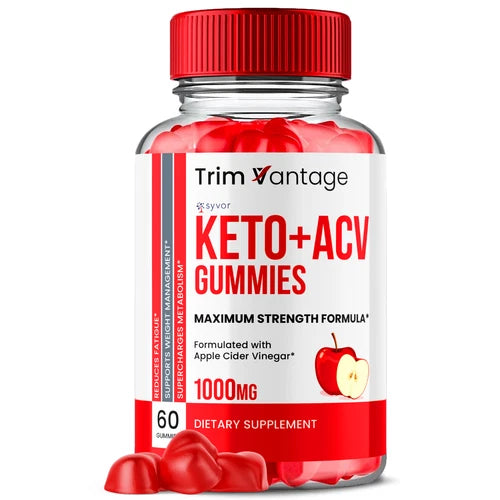 Trim Vantage Keto ACV Gummies Maximum Strength Vitamin Formula 60 Gummies
