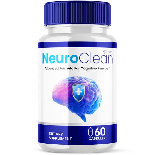 (1 Pack) Neuroclean Nootropic All Natural Formula Brain Supplement 60 Capsules