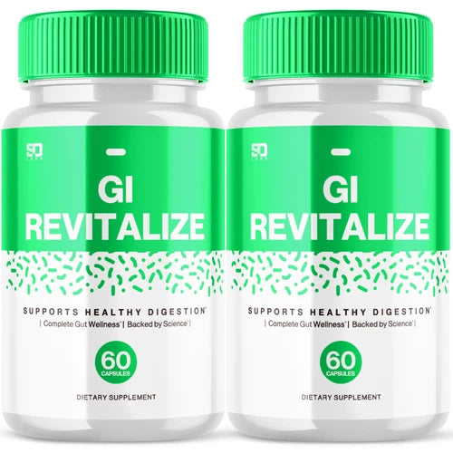 (2 Pack) GI Revitalize Capsules, GI Revitalize Digestion Support (120 Capsules)
