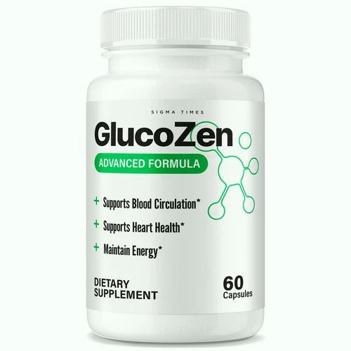 GlucoZen Capsules – Gluco Zen Blood Support for Healthy Circulation (60ct)