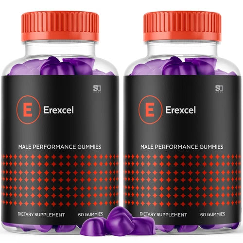 (2 Pack) Erexcel Gummies For Men, Advanced Performance Supplement 120 Gummies