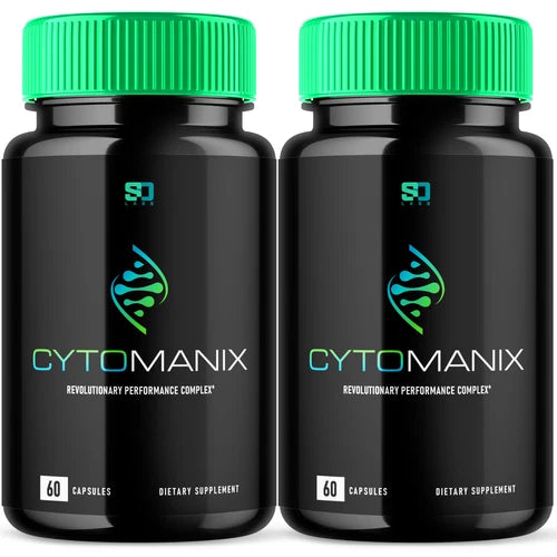 Cytomanix Male Pills Daily Support for Vitality and Performance (2 Pack)