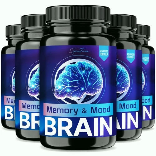 (5 Pack) Memory and Mood Brain - Brain Double Clean Neuropatia Formula
