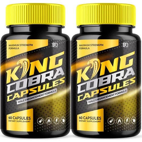 King Cobra - Support Men's Vitality and Daily Energy (2 Pack)
