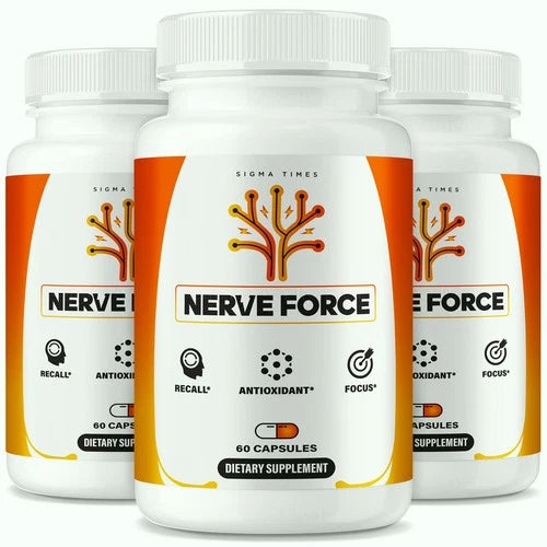 (3 Pack) Nerve Force - NerveForce Advanced Brain and Memory Supplement