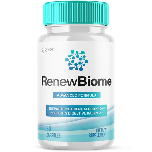 (1 Pack) RenewBiome Probiotic For Gut Health, Renew Biome Vitamin 60 Capsules