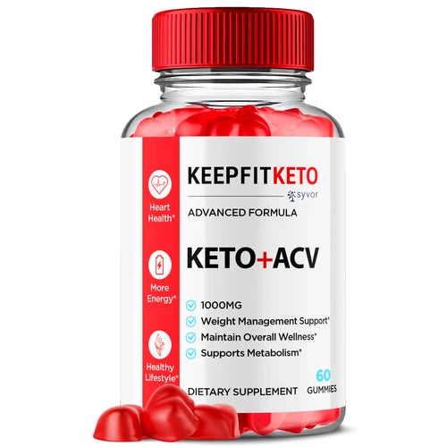 keepFit Keto ACV Gummies 1000MG Keep Fit Maximum Strength Formula 60 Gummies