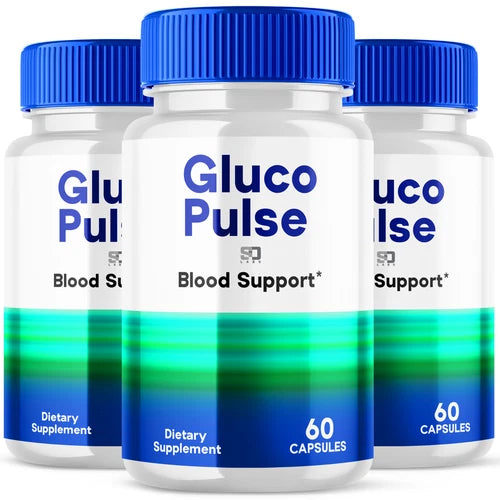 (3 Pack) Gluco Pulse Blood Pills Blood Sugar Health Support Formula 180 Capsules