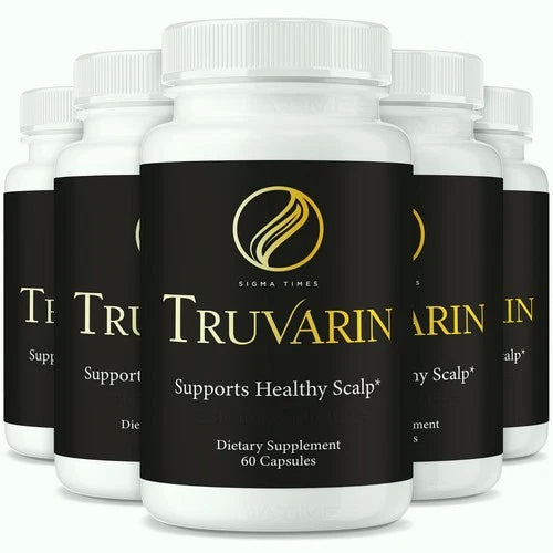 (5 Pack) Truvarin Capsules – Tru Varin Natural Support for Healthy Hair & Scalp