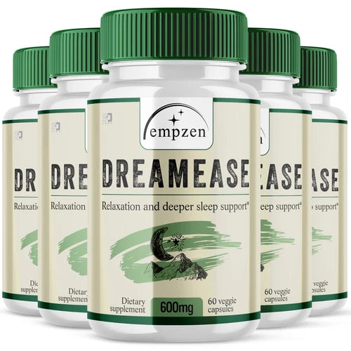 (5 Pack) Dreamease Pills -  Dietary Supplement For Daily Wellness - 300 Capsules